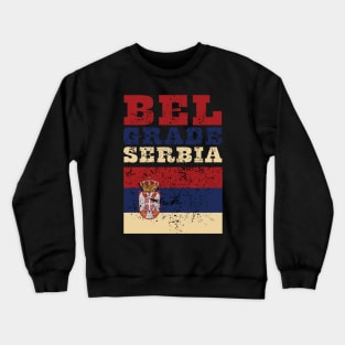 Flag of Serbia Crewneck Sweatshirt